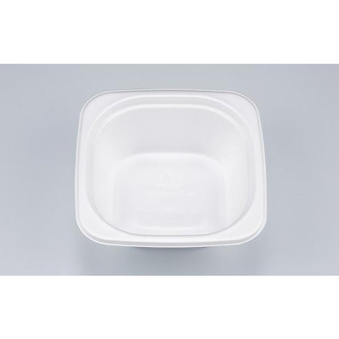 【蓋付き】RF角丼内17(ホワイト) 【本体600本・蓋600本セット】